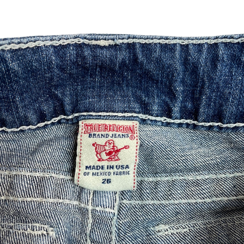 True Religion Joey Low Rise Flare Jeans Size 26 - Picture 4 of 9